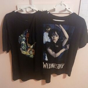 Black Wendsday Graphic Kids T-Shirts Set